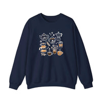 Cozy Coffee And Tea Collection Sweatshirt — Navy