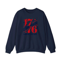 America 1776 Land Of The Free Sweatshirt — Navy