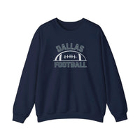Dallas Football Vintage Arch Sweatshirt — Navy