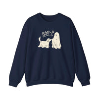 Boo-P Ghost Dog Nose Boop Sweatshirt — Navy