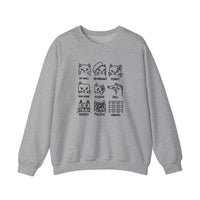 Cats In Art History Sweatshirt — Sport Grey