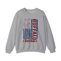 Buffalo Flag Football Sweatshirt — Sport Grey