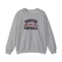 Houston Football Vintage Arch Sweatshirt — Sport Grey