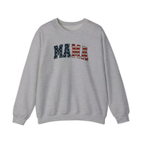 Stars And Stripes Mama Sweatshirt — Sport Grey