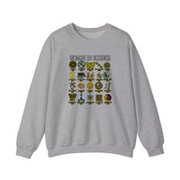 Women In Science Icons Grid Sweatshirt — Sport Grey