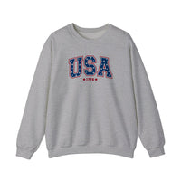 USA 1776 Varsity Stars Sweatshirt — Sport Grey