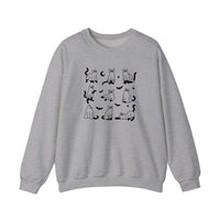Ghost Cats Under Sheets Sweatshirt — Sport Grey