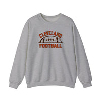 Cleveland Football Vintage Arch Sweatshirt — Sport Grey