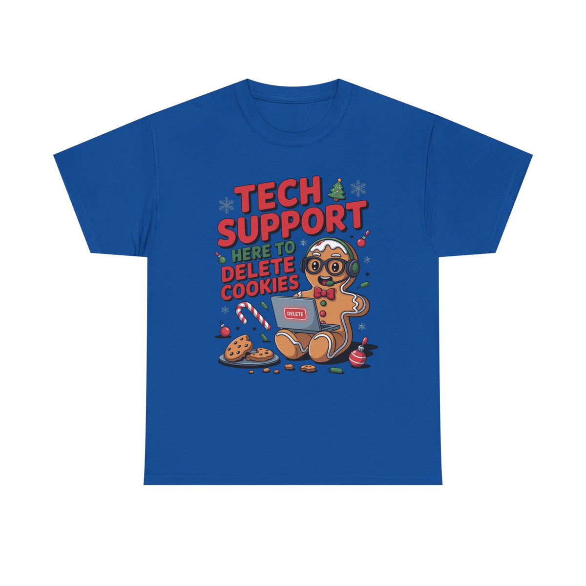 Gingerbread Tech Support Tee