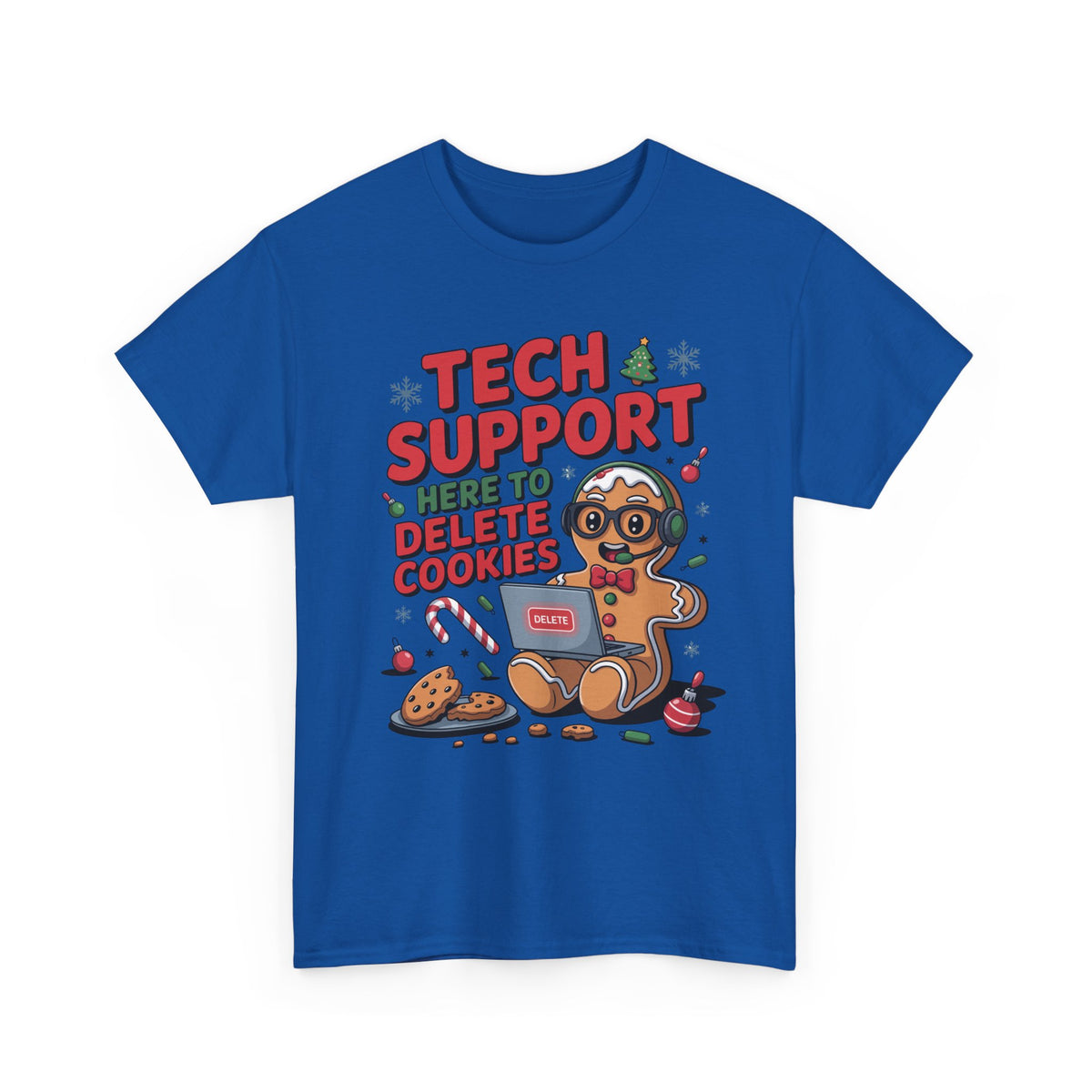 Gingerbread Tech Support Tee