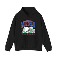Buffalo 1960 Football Hoodie — Black