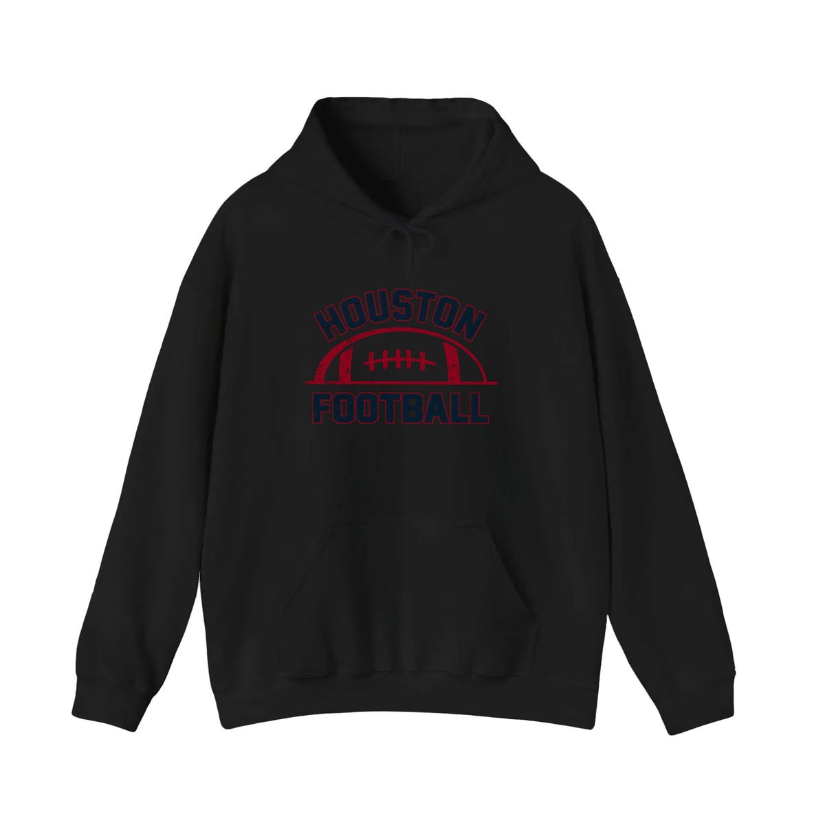 Houston Football Vintage Arch Hoodie