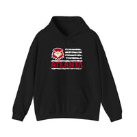 Atlanta Eagle Flag Hoodie — Black