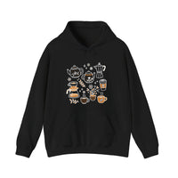 Cozy Coffee And Tea Collection Hoodie — Black