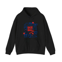 Baseball Mama Hoodie — Black