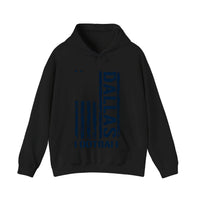 Dallas Football Distressed Flag Hoodie — Black