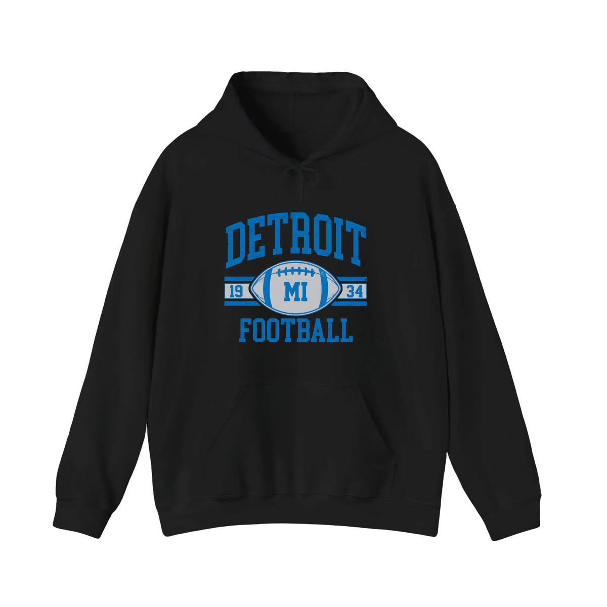 Detroit Football Est 1934 Hoodie