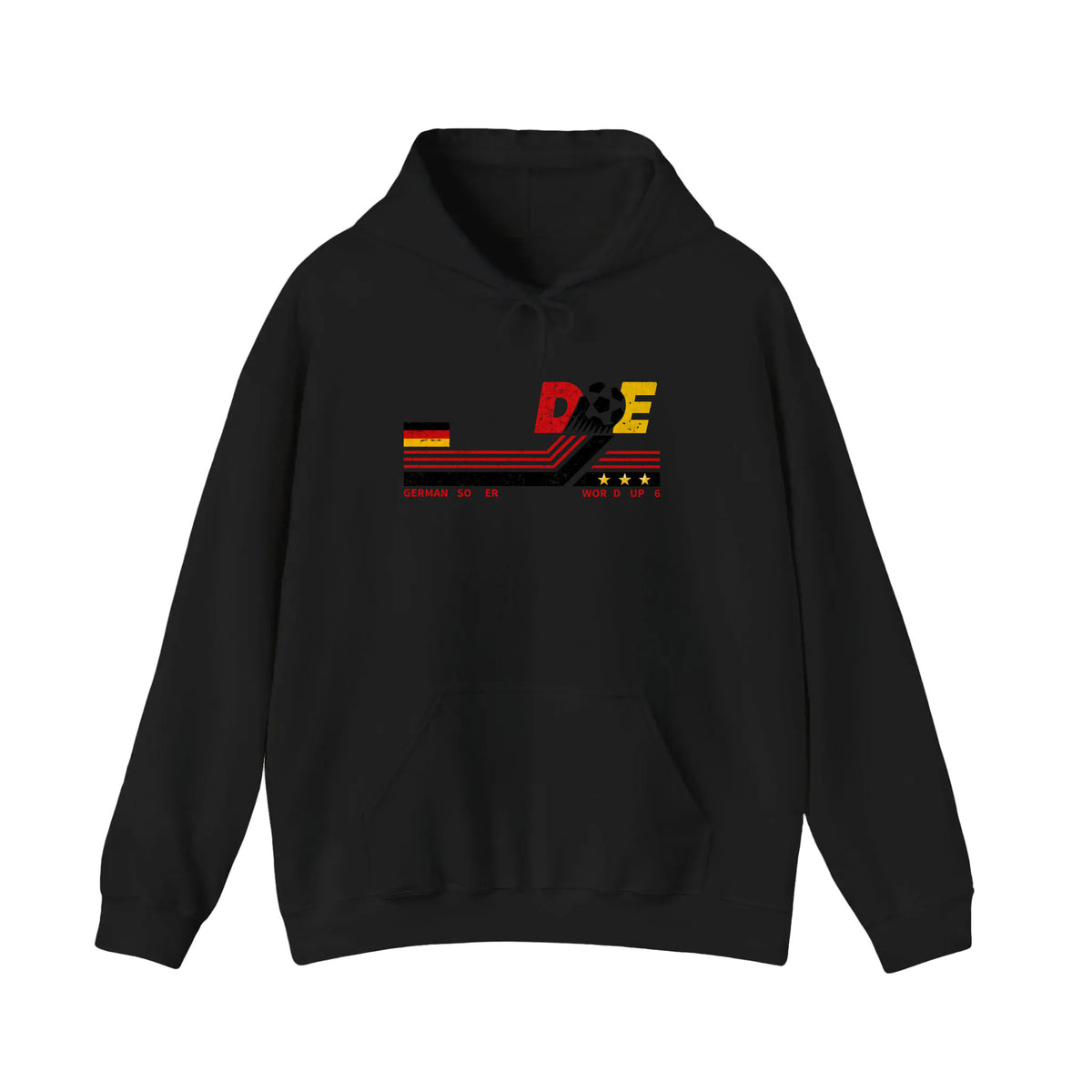 German Soccer Retro Badge Hoodie