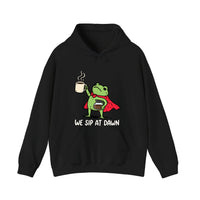 We Sip At Dawn Hoodie — Black