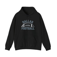 Dallas Football Vintage Arch Hoodie — Black