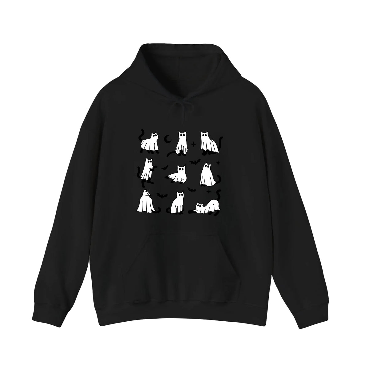 Ghost Cats Under Sheets Hoodie