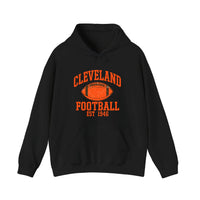 Cleveland Football Est 1946 Hoodie — Black