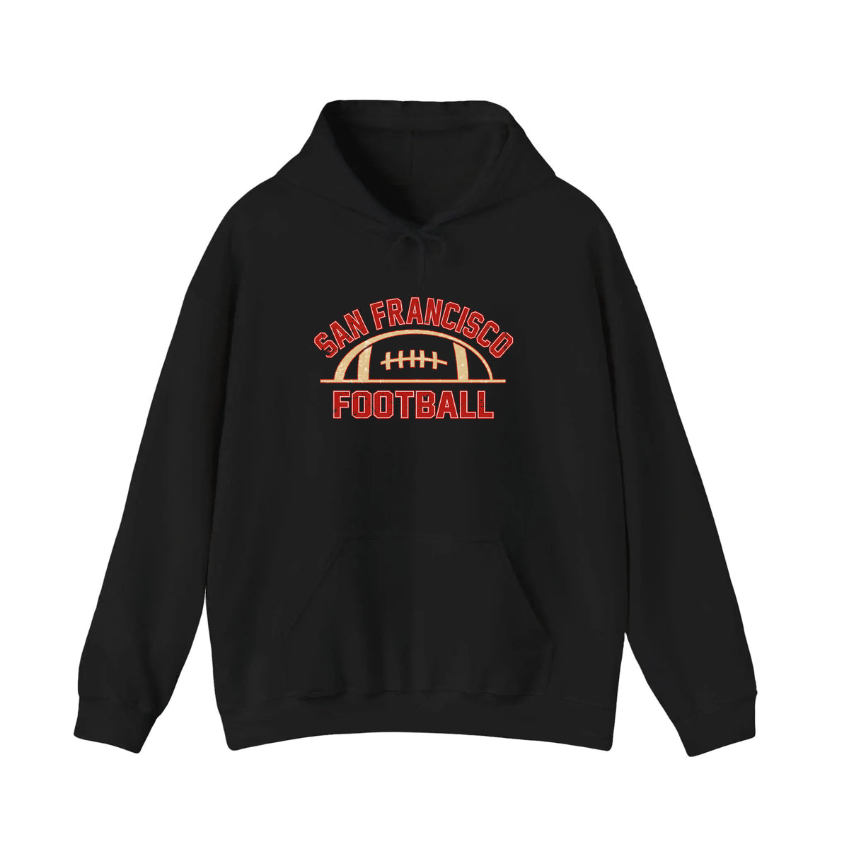 San Francisco Football Vintage Emblem Hoodie