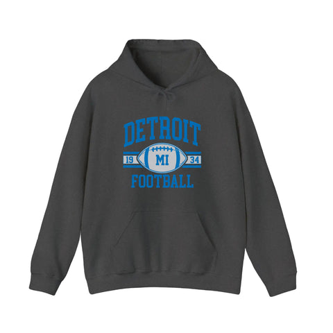 Detroit Football Est 1934 Hoodie