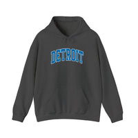 Detroit Varsity Arch Hoodie — Dark Heather