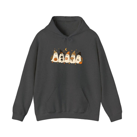 Cozy Autumn Ghost Squad Hoodie