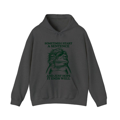 Sometimes I Start A Sentence Hoodie