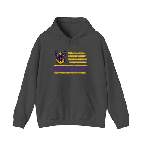 Minnesota Viking Flag Hoodie