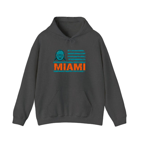 Miami Dolphin Flag Hoodie