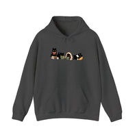 Black Cats Book Club Hoodie — Dark Heather