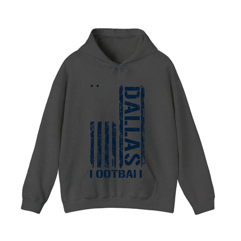 Dallas Football Distressed Flag Hoodie