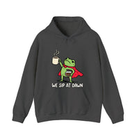 We Sip At Dawn Hoodie — Dark Heather
