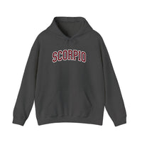 Scorpio Varsity Arch Hoodie — Dark Heather