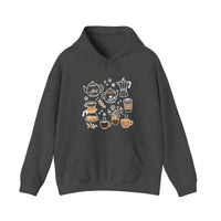 Cozy Coffee And Tea Collection Hoodie — Dark Heather