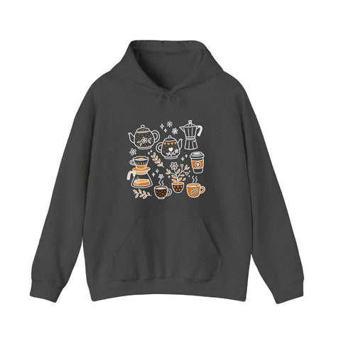 Cozy Coffee And Tea Collection Hoodie