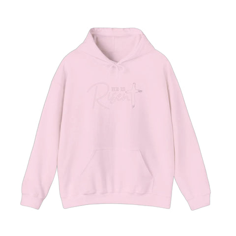 He Is Risen Brush Cross Hoodie
