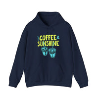 Iced Coffee And Sunshine Hoodie — Navy