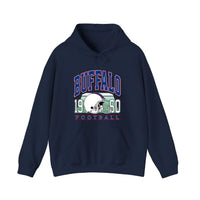 Buffalo 1960 Football Hoodie — Navy