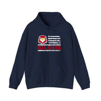 Atlanta Eagle Flag Hoodie — Navy