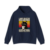 I Have Selective Hearing Hoodie — Navy