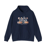 Growing A Tiny Human Hoodie — Navy
