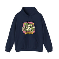 His Mercy Rewrote My Story Hoodie — Navy