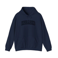 Engaged Varsity Arch Hoodie — Navy