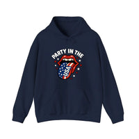 Party In The USA Lips Hoodie — Navy