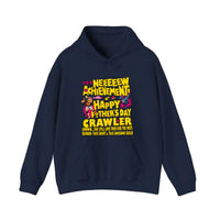 New Achievement Happy Father's Day Crawler Hoodie — Navy
