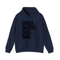Dada Daddy Dad Bro Hoodie — Navy